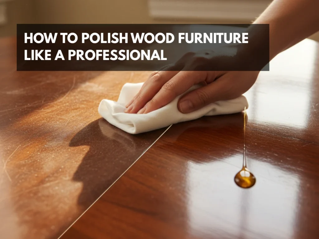 How to polish wood furniture